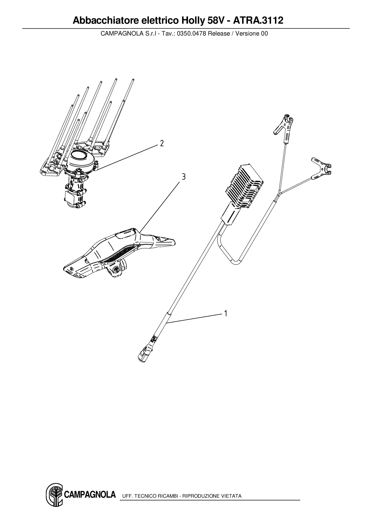 ATRA.3112_Abbacchiatore elettrico Holly 58V